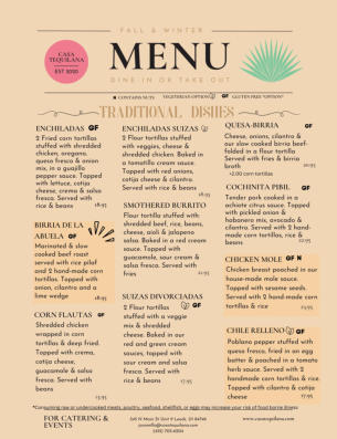Casa Tequilana – Your Local Spot for Traditional Mexican Dishes
